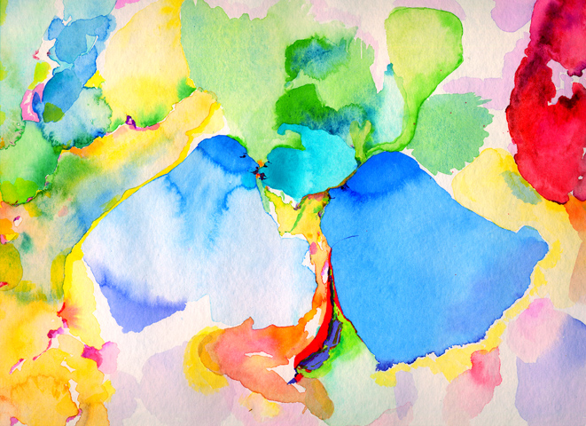 Kirsten K&ouml;tter: 2005, Aquarell, 30 &times; 40 cm