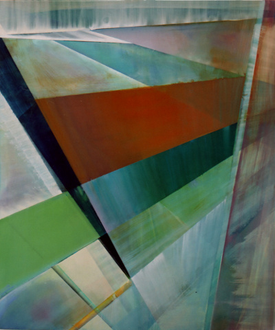 Kirsten K&ouml;tter: Christiane F. feels lonely, 2008 / 2011 (&Uuml;bermalung), &Ouml;l, Acryl auf Leinwand, 140 x 120 cm