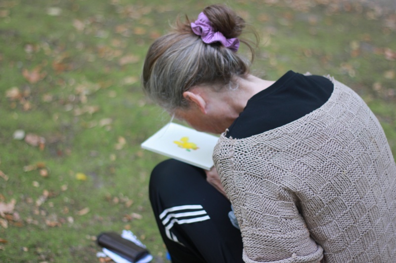 2025-08-21_malathon-chemnitz_38_malen_2953, watercolour, 12 × 17 cm (Kirsten Kötter)