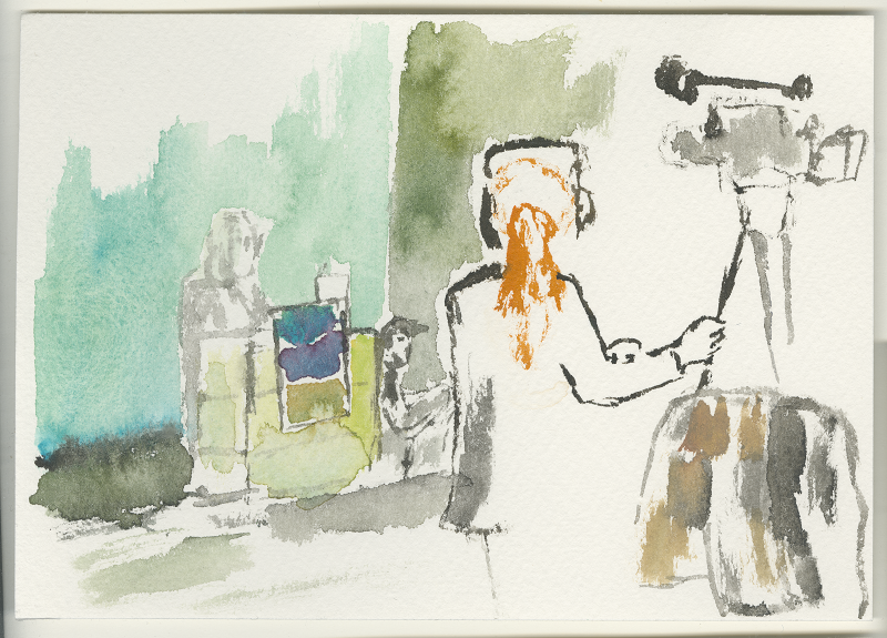 2017-05-09_re-publica_11-15_12-15_skizze, re:publica 17 
  sketch, 12 × 17 cm (Kirsten Kötter)