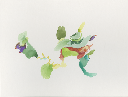 2003-07-09_57_24_nno29_jelgava-hotel, Jelgava, Hotel, Latvia, watercolour, 30 × 40 cm (Kirsten Kötter)