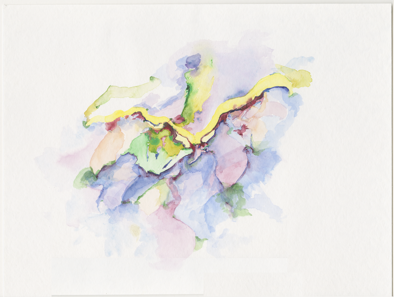 2005-04_05_s8, Salzburg, watercolour, 30 × 40 cm (Kirsten Kötter)