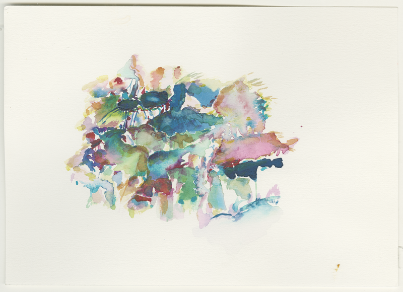 2012-04-03_koi, watercolour, 17 × 24 cm (Kirsten Kötter)