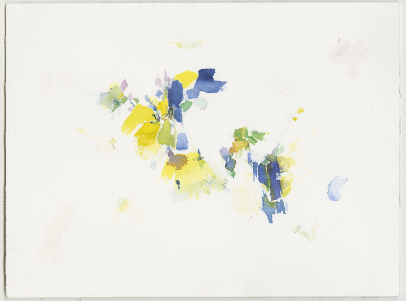 2019-07-10_fischteich, watercolour, 24 × 32 cm (Kirsten Kötter)